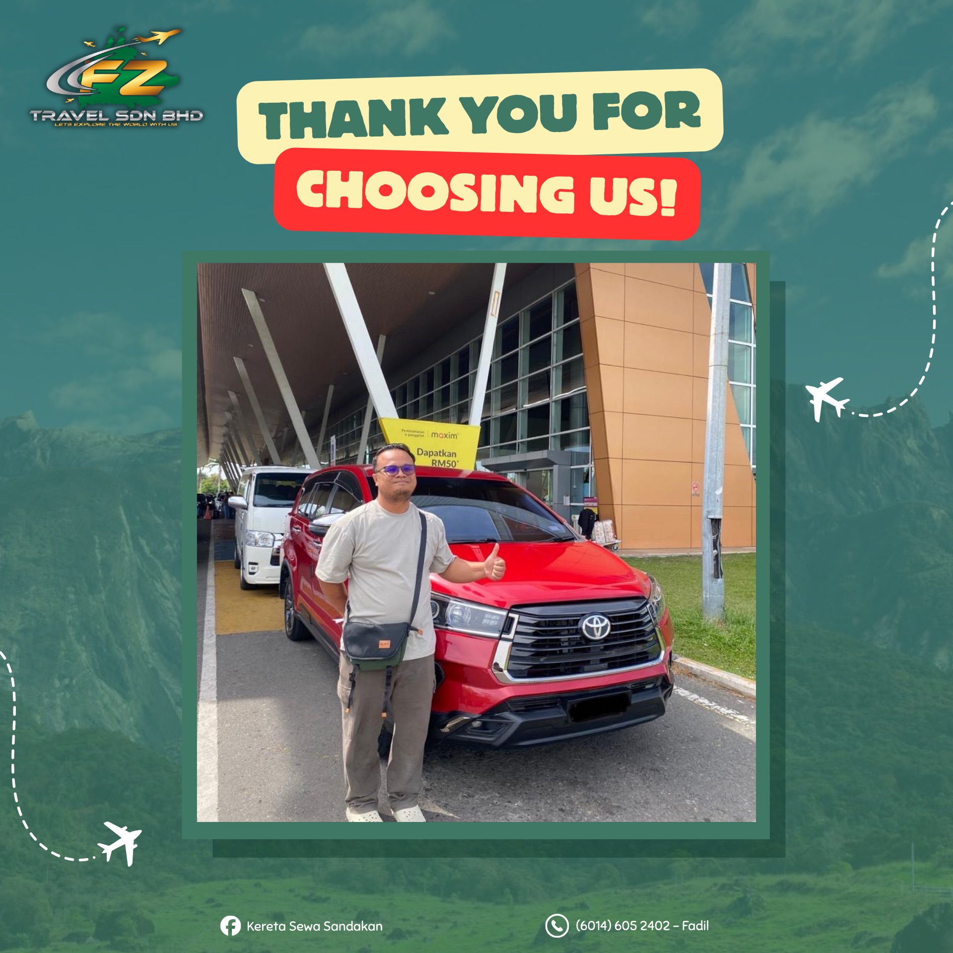 FZ Car Rental SM Posting (Car Delivery) - 119